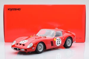 Ferrari 250 GTO #22 24 Hours of Le Mans 1962 Kyosho 1:18 08438B Fém – 10. kép a 10-ből