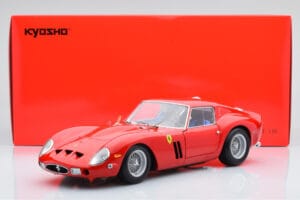 Ferrari 250 GTO Piros Kyosho 1:18 08438R Fém – 10. kép a 10-ből