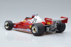 Ferrari 312 T2 B #21 G. Villeneuve Canadian GP 1977 MCG 1:18 MCG18623F Fém – 5. kép a 6-ből