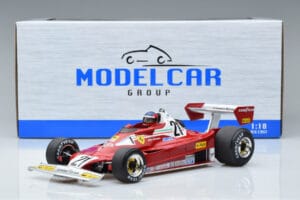 Ferrari 312 T2 B #21 G. Villeneuve Canadian GP 1977 MCG 1:18 MCG18623F Fém – 6. kép a 6-ből