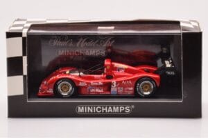 Ferrari 333 SP #3 Y. Dalmas / S. Johansson / Evans / Velez Sebring 12 Hours Winner 1997 Minichamps 1:43 430977603 Fém – 4. kép a 4-ből