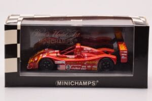 Ferrari 333 SP #3 Moretti Racing G. Moretti / D. Theys / M. Baldi 24 Hours of Le Mans 1998 Minichamps 1:43 430987603 Fém – 4. kép a 4-ből
