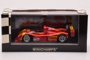 Ferrari 333 SP #30 MOMO M. Papis / D. Theys / B. Wollek Daytona 24 Hours 2nd Place 1996 Minichamps 1:43 430967430 Fém – 4. kép a 4-ből