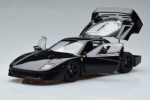 Ferrari F40 Lightweight Fekete Kyosho 1:18 08412BK Fém – 2. kép a 12-ből