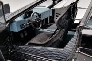 Ferrari F40 Lightweight Fekete Kyosho 1:18 08412BK Fém – 11. kép a 12-ből