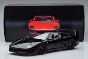 Ferrari F40 Lightweight Fekete Kyosho 1:18 08412BK Fém – 12. kép a 12-ből