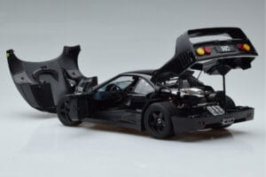Ferrari F40 Lightweight Fekete Kyosho 1:18 08412BK Fém – 6. kép a 12-ből
