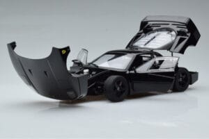 Ferrari F40 Lightweight Fekete Kyosho 1:18 08412BK Fém – 9. kép a 12-ből