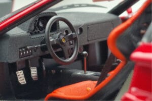 Ferrari F40 Piros Metál Asia Exclusive Kyosho 1:18 08416RM-G Fém – 12. kép a 14-ből