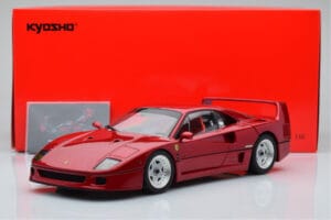 Ferrari F40 Piros Metál Asia Exclusive Kyosho 1:18 08416RM-G Fém – 14. kép a 14-ből