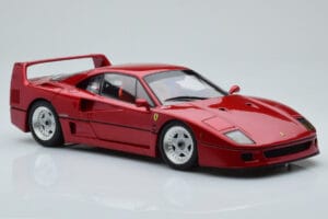 Ferrari F40 Piros Metál Asia Exclusive Kyosho 1:18 08416RM-G Fém – 7. kép a 14-ből