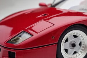Ferrari F40 Piros Metál Asia Exclusive Kyosho 1:18 08416RM-G Fém – 9. kép a 14-ből