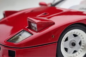 Ferrari F40 Piros Metál Asia Exclusive Kyosho 1:18 08416RM-G Fém – 10. kép a 14-ből