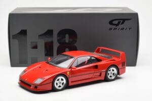 Ferrari F40 Piros GT Spirit 1:18 GT291 Gyanta – 5. kép a 5-ből