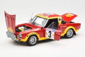 Fiat 124 Abarth #3 Barbasio / Sodano East African Safari Rally 1974 Sun Star 1:18 4952 Fém – 2. kép a 8-ből