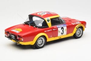 Fiat 124 Abarth #3 Barbasio / Sodano East African Safari Rally 1974 Sun Star 1:18 4952 Fém – 3. kép a 8-ből