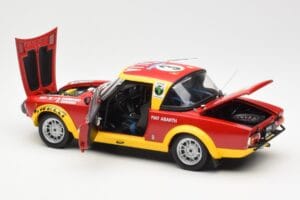 Fiat 124 Abarth #3 Barbasio / Sodano East African Safari Rally 1974 Sun Star 1:18 4952 Fém – 5. kép a 8-ből