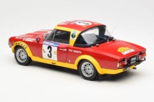 Fiat 124 Abarth #3 Barbasio / Sodano East African Safari Rally 1974 Sun Star 1:18 4952 Fém – 7. kép a 8-ből