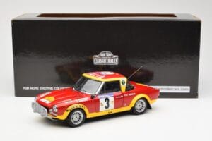 Fiat 124 Abarth #3 Barbasio / Sodano East African Safari Rally 1974 Sun Star 1:18 4952 Fém – 8. kép a 8-ből