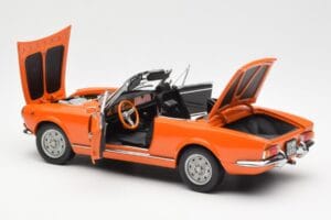 Fiat 124 BS Narancssárga Sun Star 1:18 4906 Fém – 5. kép a 8-ből