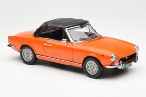 Fiat 124 BS Narancssárga Sun Star 1:18 4906 Fém – 6. kép a 8-ből