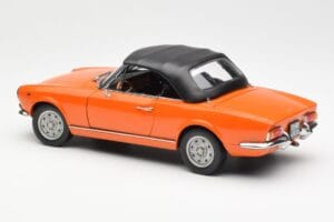 Fiat 124 BS Narancssárga Sun Star 1:18 4906 Fém – 7. kép a 8-ből