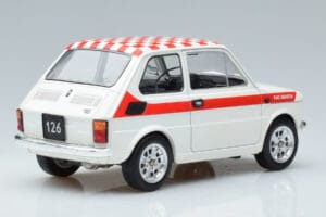 Fiat 126 Abarth Fehér MCG 1:18 MCG18325 Fém – 2. kép a 6-ből
