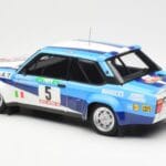 Fiat 131 Abarth #5 Team Fiat Works Rally Portugal 1980 Kyosho 1:18 08376A Fém - image 7 of 8