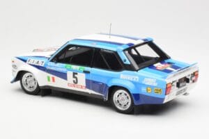 Fiat 131 Abarth #5 Team Fiat Works Rally Portugal 1980 Kyosho 1:18 08376A Fém – 7. kép a 8-ből