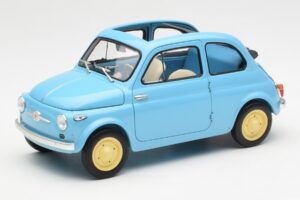 Fiat Nuova 500 Celeste Kék Kyosho 1:18 08966LB