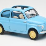 Fiat Nuova 500 Celeste Kék Kyosho 1:18 08966LB - image 6 of 8