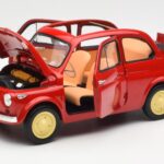 Fiat Nuova 500 Coral Piros Kyosho 1:18 08966R - image 2 of 8