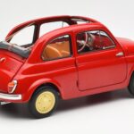 Fiat Nuova 500 Coral Piros Kyosho 1:18 08966R - image 3 of 8