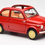 Fiat Nuova 500 Coral Piros Kyosho 1:18 08966R - image 6 of 8