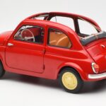 Fiat Nuova 500 Coral Piros Kyosho 1:18 08966R - image 7 of 8