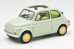 Fiat Nuova 500 Clear Zöld Kyosho 1:18 08966LG