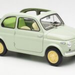 Fiat Nuova 500 Clear Zöld Kyosho 1:18 08966LG - image 6 of 8