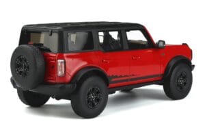 Ford Bronco 4-Door Wildtrak Piros GT Spirit 1:18 GT360 Gyanta – 2. kép a 5-ből