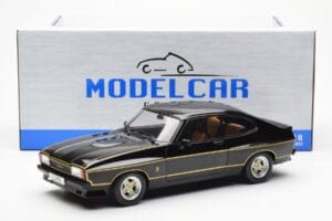 Ford Capri Mk2 X-Pack Fekete MCG 1:18 MCG18348 Fém – 6. kép a 6-ből