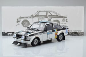 Ford Escort RS 1800 Allied Polymer #1 T. Makinen / H. Liddon Winner RAC Rally 1975 Minichamps 1:18 100758401 Fém – 8. kép a 8-ből