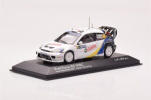 Ford Focus RS WRC #4 M. Martin / M. Park Neste Rally Finland Winners 2003 Minichamps 1:43 400038304 Fém – 2. kép a 4-ből