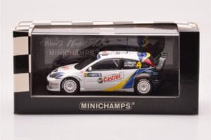 Ford Focus RS WRC #4 M. Martin / M. Park Neste Rally Finland Winners 2003 Minichamps 1:43 400038304 Fém – 4. kép a 4-ből
