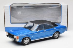 Ford Granada Mk1 Metál Kék Matt Fekete MCG 1:18 MCG18394 Fém – 6. kép a 6-ből