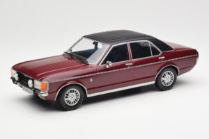 Ford Granada Mk1 Metál Sötétvörös Matt Fekete MCG 1:18 MCG18393