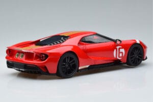 Ford GT Alan Mann Heritage Edition Piros GT Spirit 1:18 GT882 Gyanta – 2. kép a 6-ből