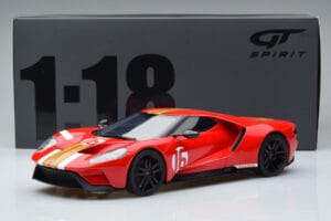Ford GT Alan Mann Heritage Edition Piros GT Spirit 1:18 GT882 Gyanta – 6. kép a 6-ből