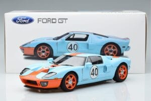 Ford GT Gulf Livery AUTOart 1:18 80513 Fém – 8. kép a 8-ből