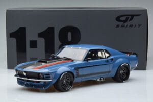 Ford Mustang Boss Cobra Ruffian Cars Kék GT Spirit 1:18 GT426 Gyanta – 6. kép a 6-ből