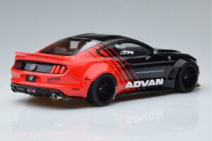 Ford Mustang S550 LB Works Liberty Walk Advan GT Spirit 1:18 KJ035 Gyanta – 2. kép a 6-ből