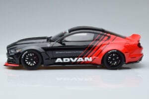Ford Mustang S550 LB Works Liberty Walk Advan GT Spirit 1:18 KJ035 Gyanta – 3. kép a 6-ből